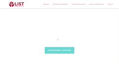 Desktop Screenshot of listpsych.com